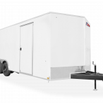 Pace American Trailers | Trailer Models | Outback DLX Car Hauler Trailer | Gallery Image | Good Model Option right Front Angle and a clear background | Image 1