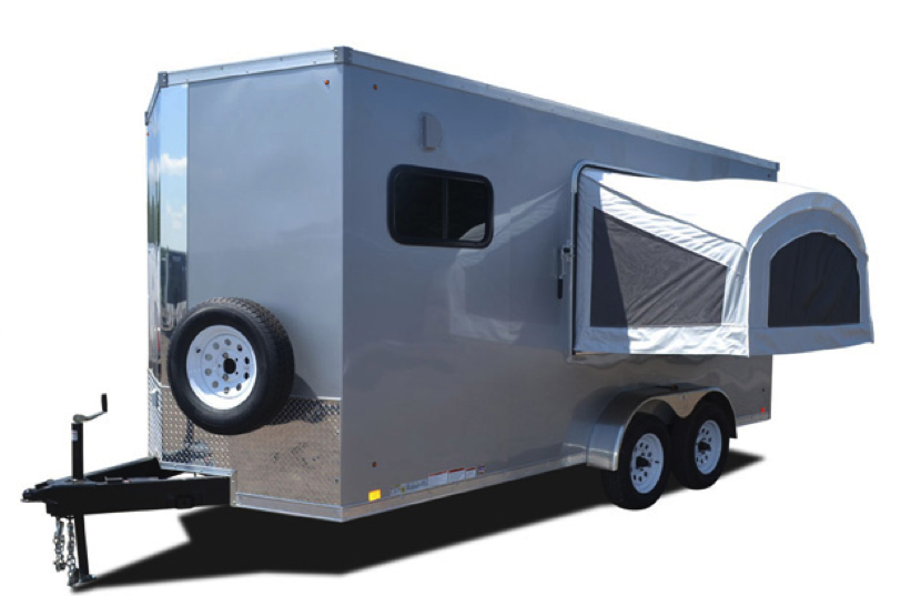 enclosed trailer camper