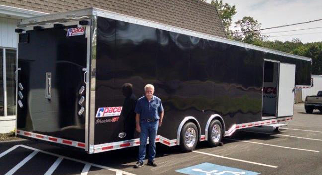 Cargo Sport - Race Trailer - Auto Hauler - Black - Pace American