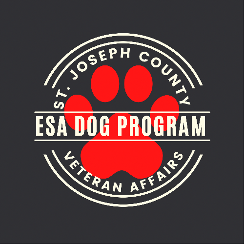 Pace American | Blog Post | Veteran Support Dog - Pace | St. Joseph County Veteran Affairs ESA Dog Program Logo