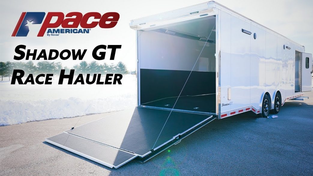 Pace American | Feature Video Callout | Shadow GT PRI Race Trailer | Pace American Trailers highlights in detail our Shadow GT Race Trailer. The Shadow GT is a premium, multipurpose widebody trailer.