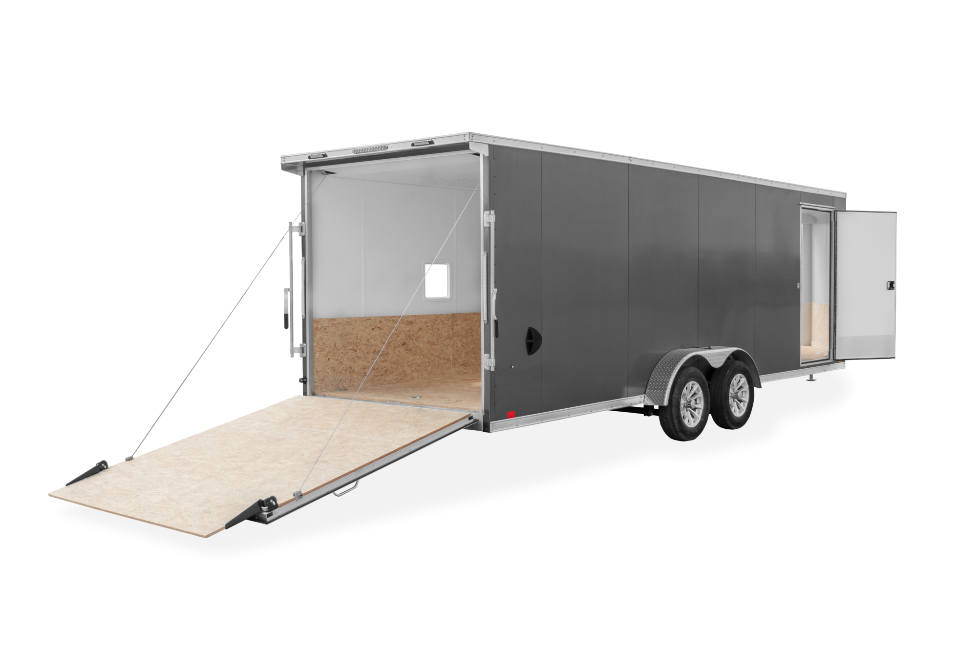 Pace American Highmark Motorsport Motorcycle Trailer Rear Open