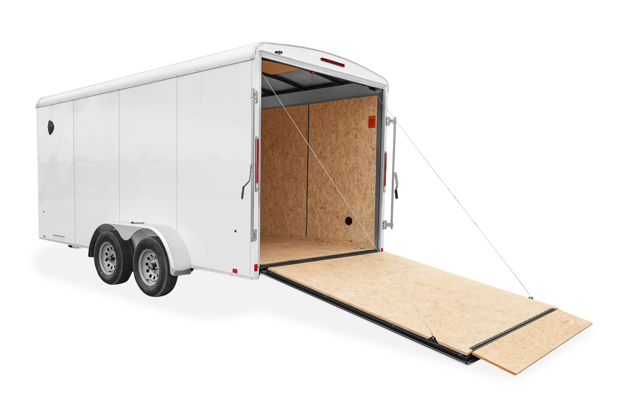 Pace American Journey SE Enclosed Cargo Trailer Rear Open