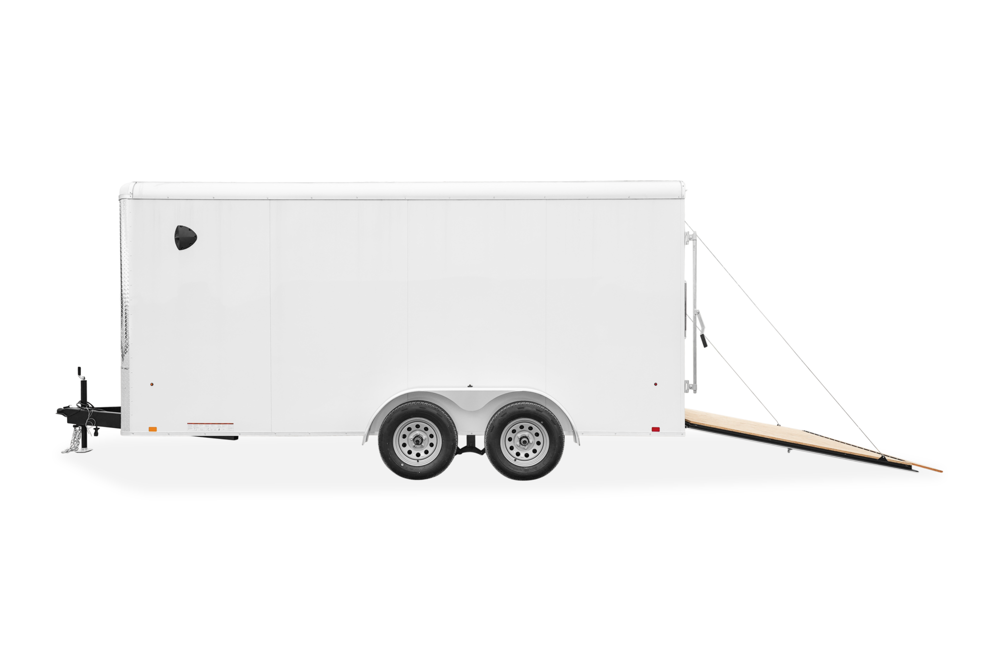 Pace American Journey SE Enclosed Cargo Trailer Side Open