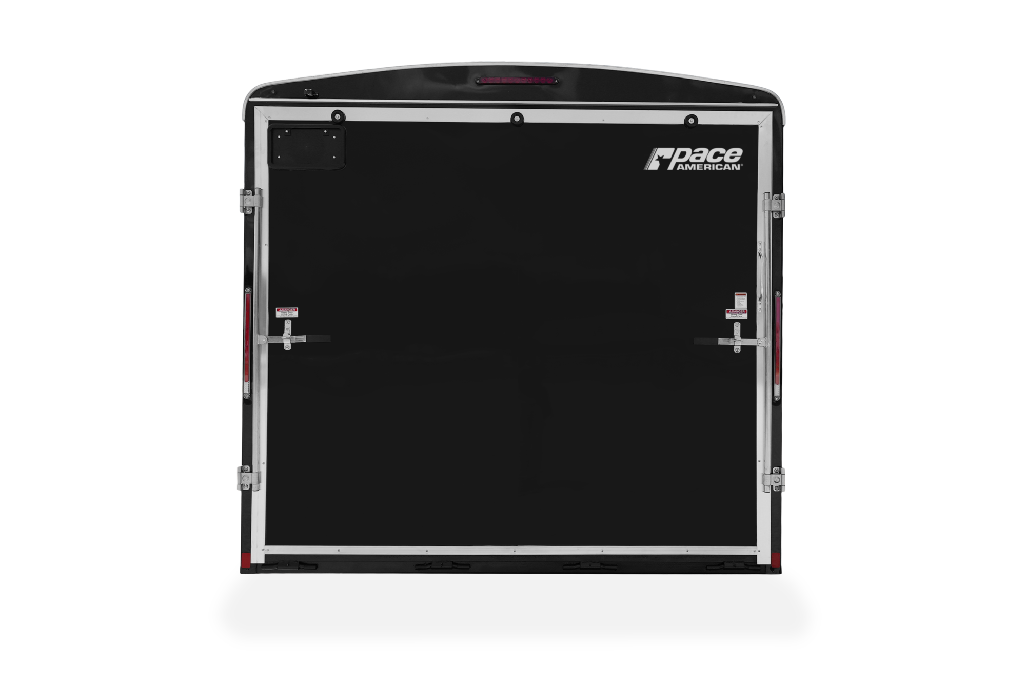 Pace American Journey SE Round Top Enclosed Car Trailer Rear Straight