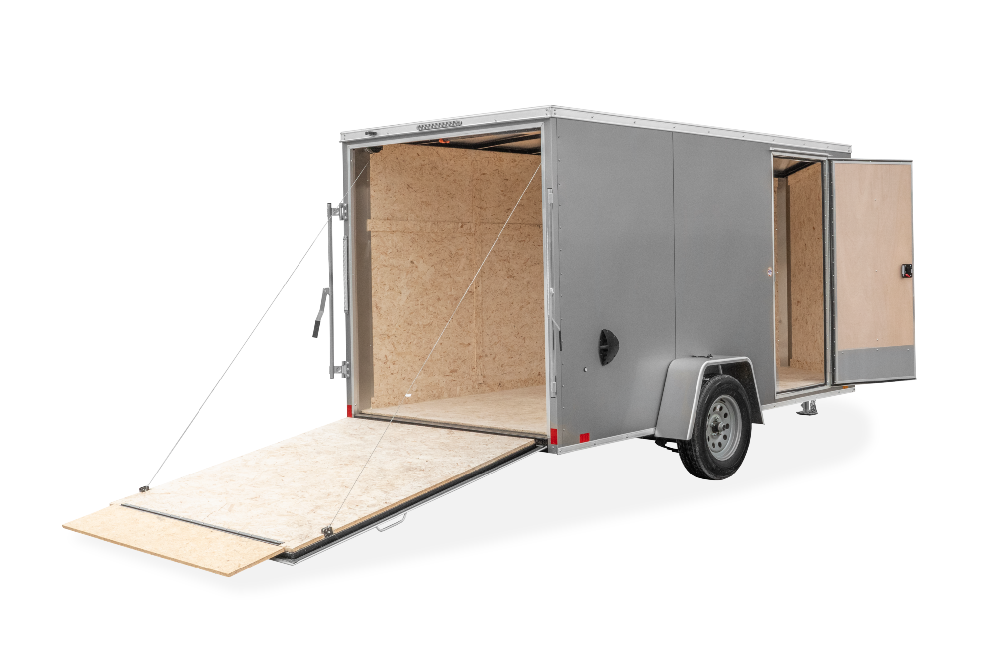 Pace American Journey SE Single Axel Enclosed Cargo Trailer Rear