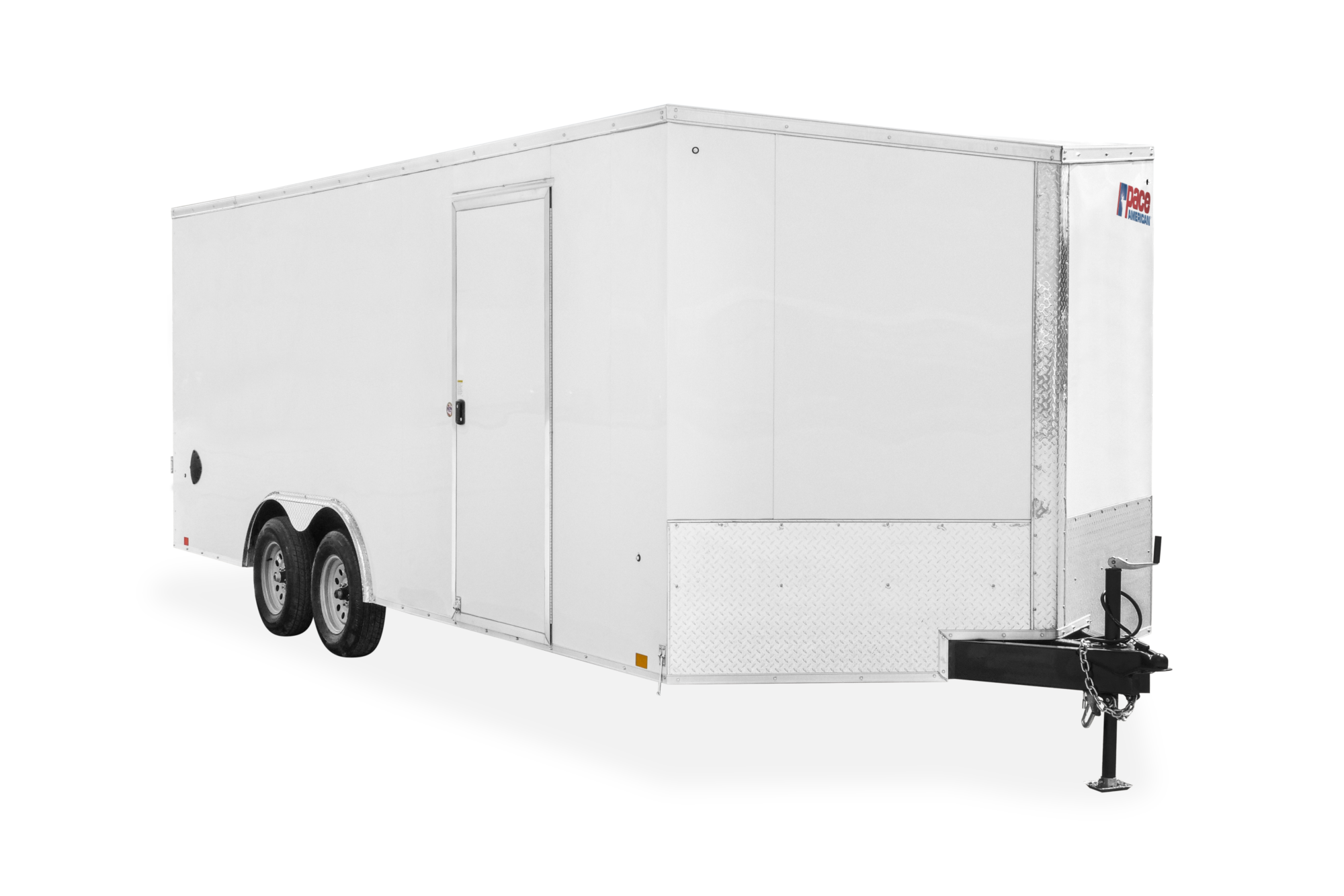 Pace American Journey SE V Nose Enclosed Car Trailer Front