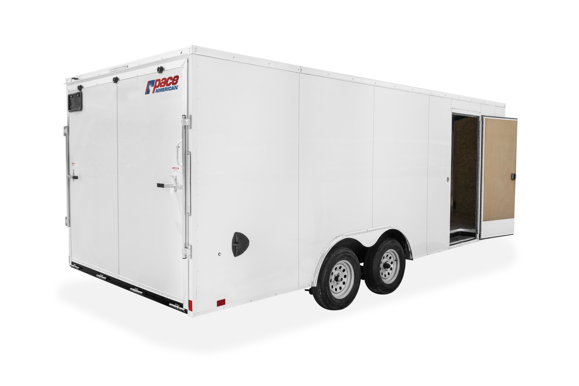 Pace American Journey SE V Nose Enclosed Car Trailer Rear Closed