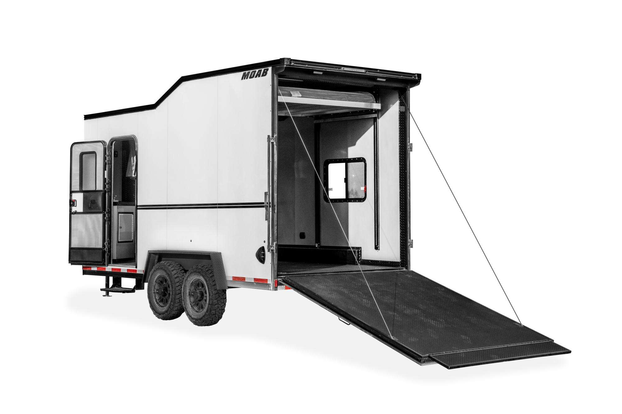 Pace American MOAB UTV Motorcycle Trailer Rear Open