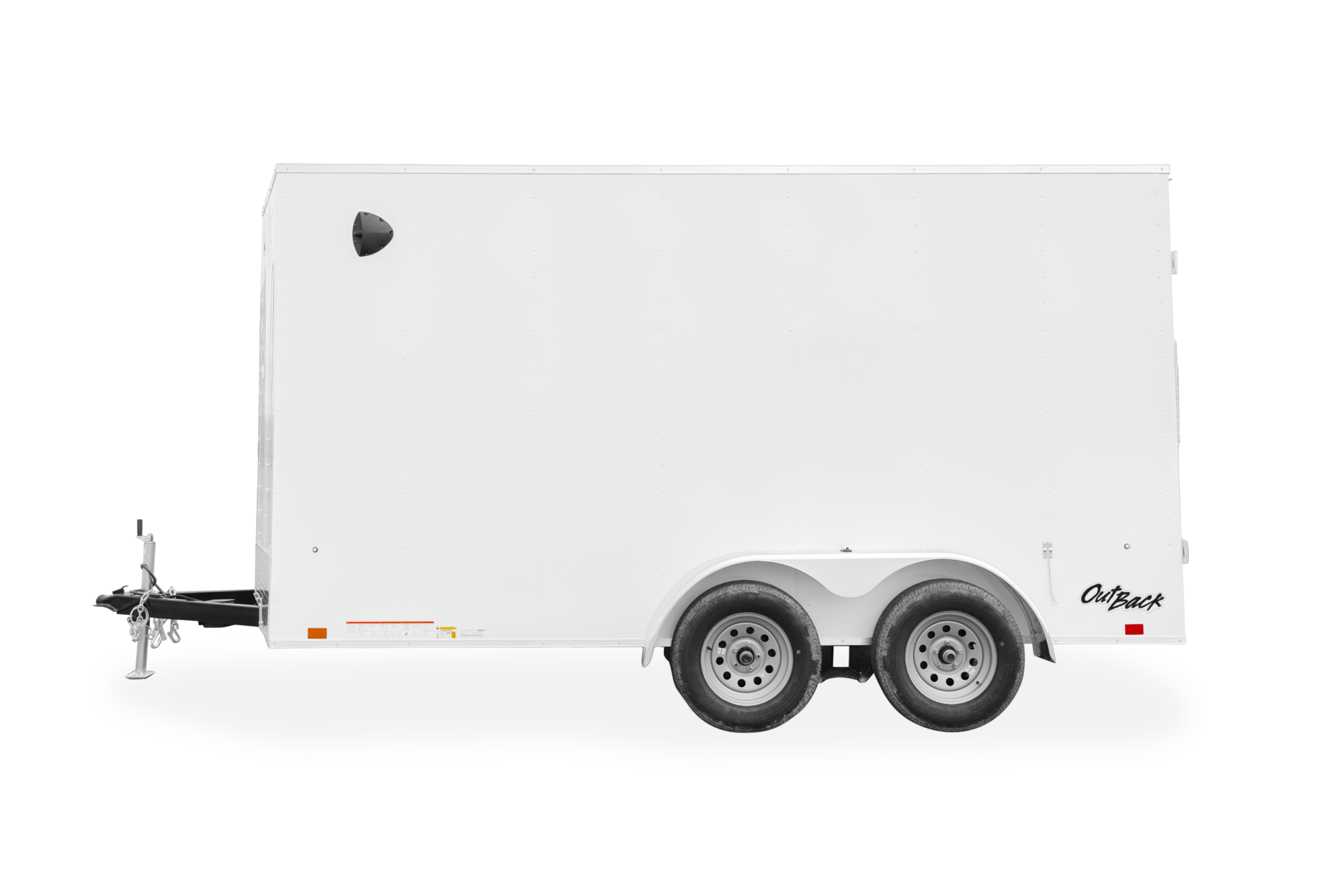 Pace American Outback DLX Enclosed Cargo Trailer Driver Side