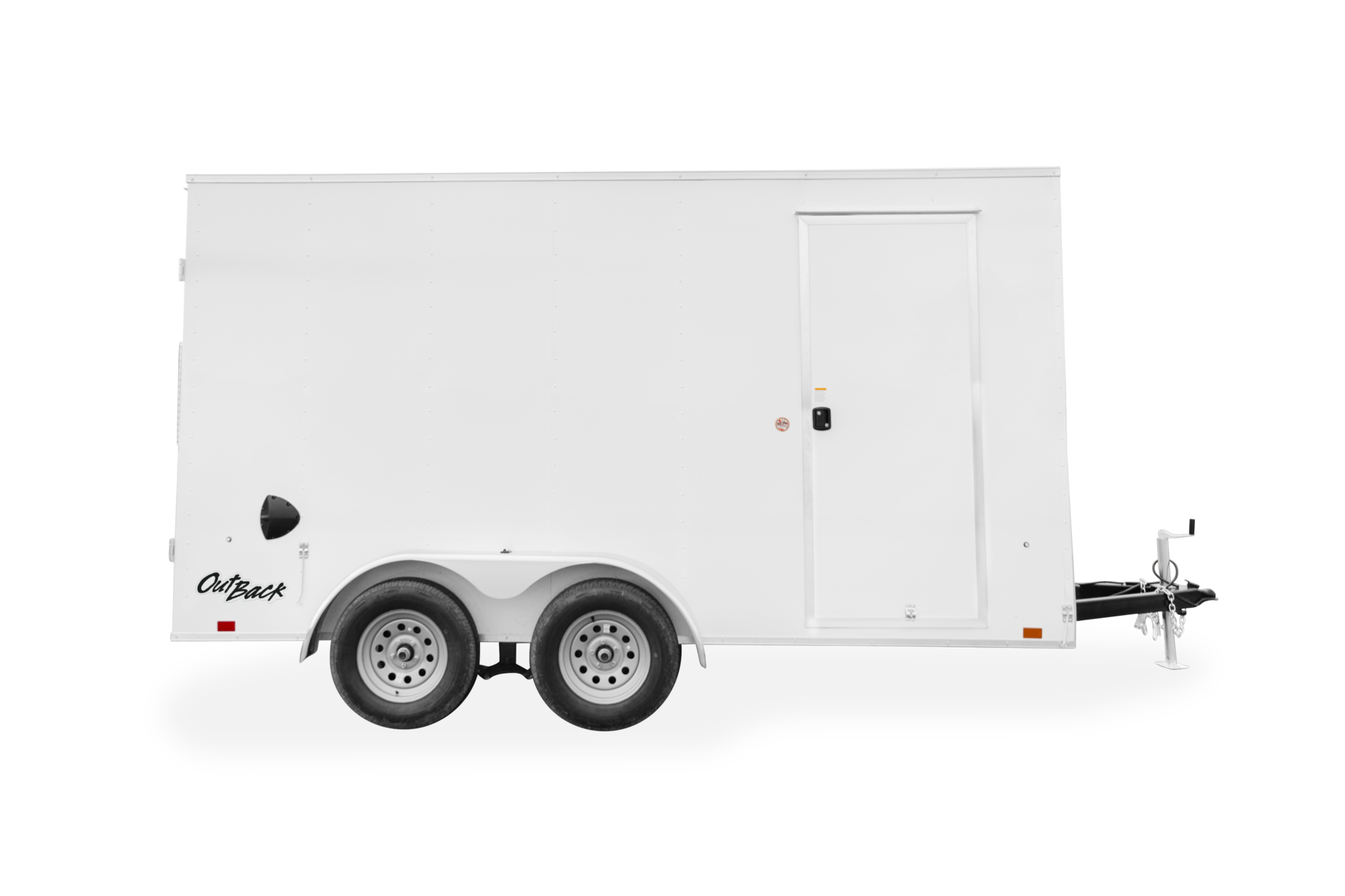 Pace American Outback DLX Enclosed Cargo Trailer Passenger Side