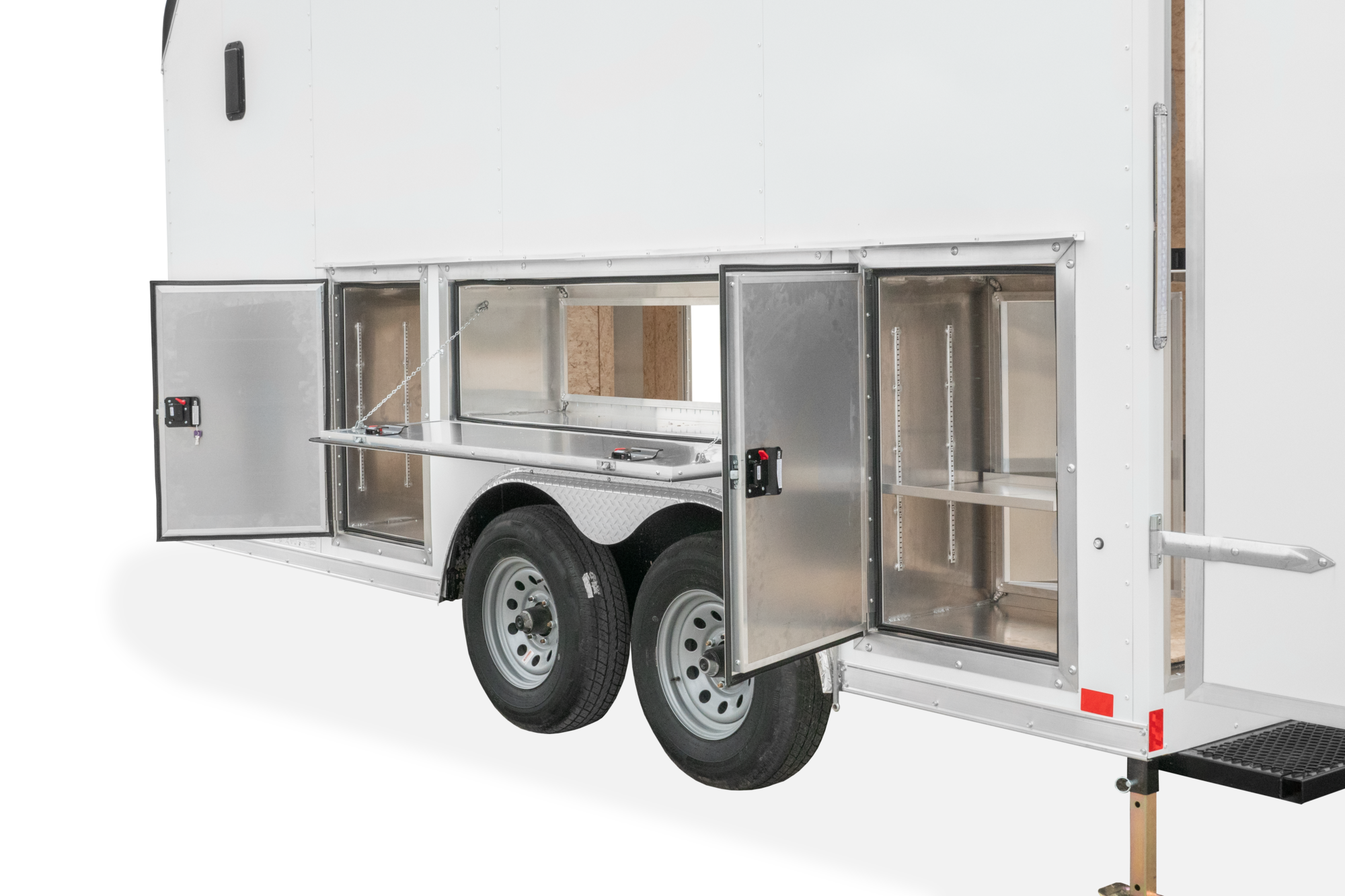 Pace American PXT Enclosed Cargo Trailer Exterior Storage