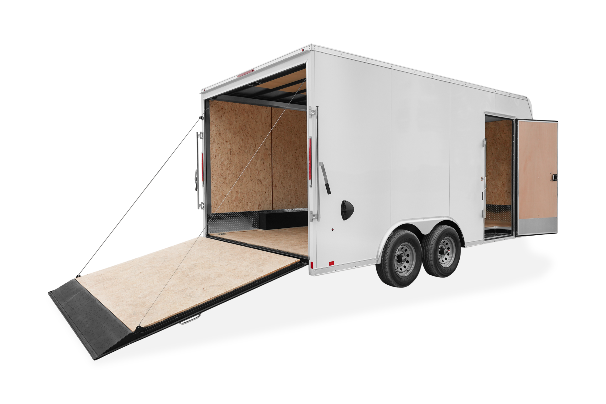 Pace American PXT Enclosed Cargo Trailer Rear Open