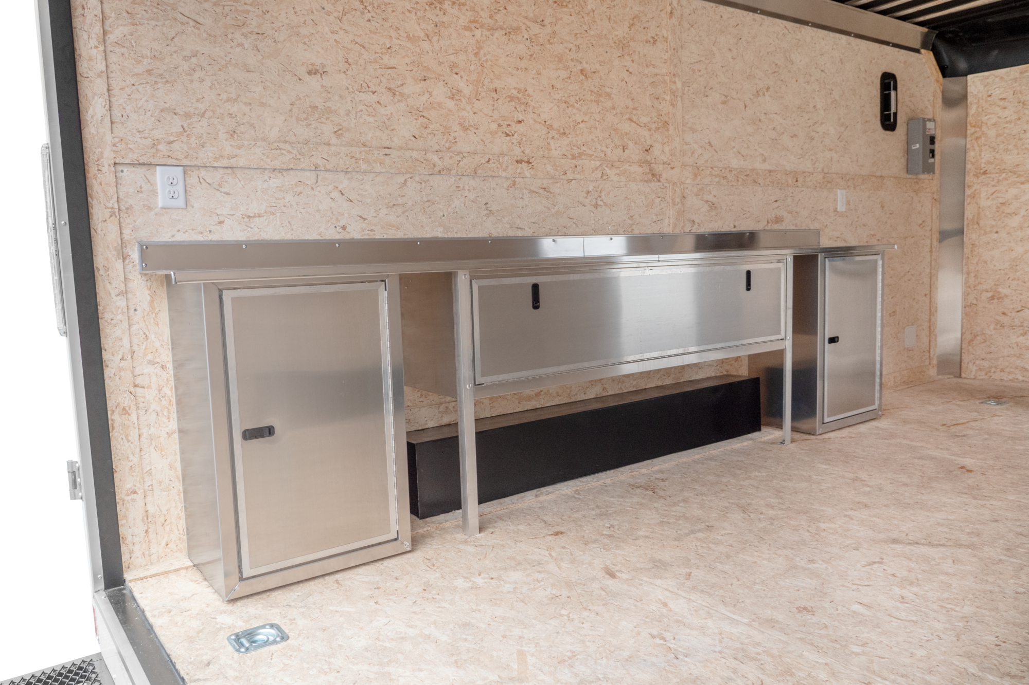 Pace American PXT Enclosed Cargo Trailer Storage