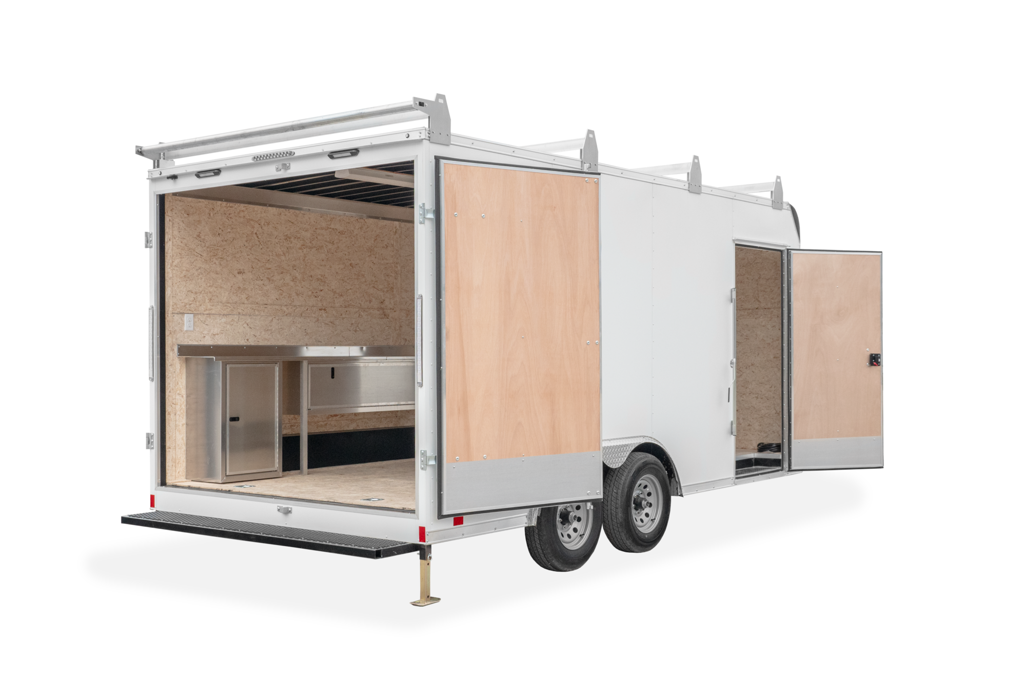 Pace American PXT Hammer Enclosed Cargo Trailer Rear Open