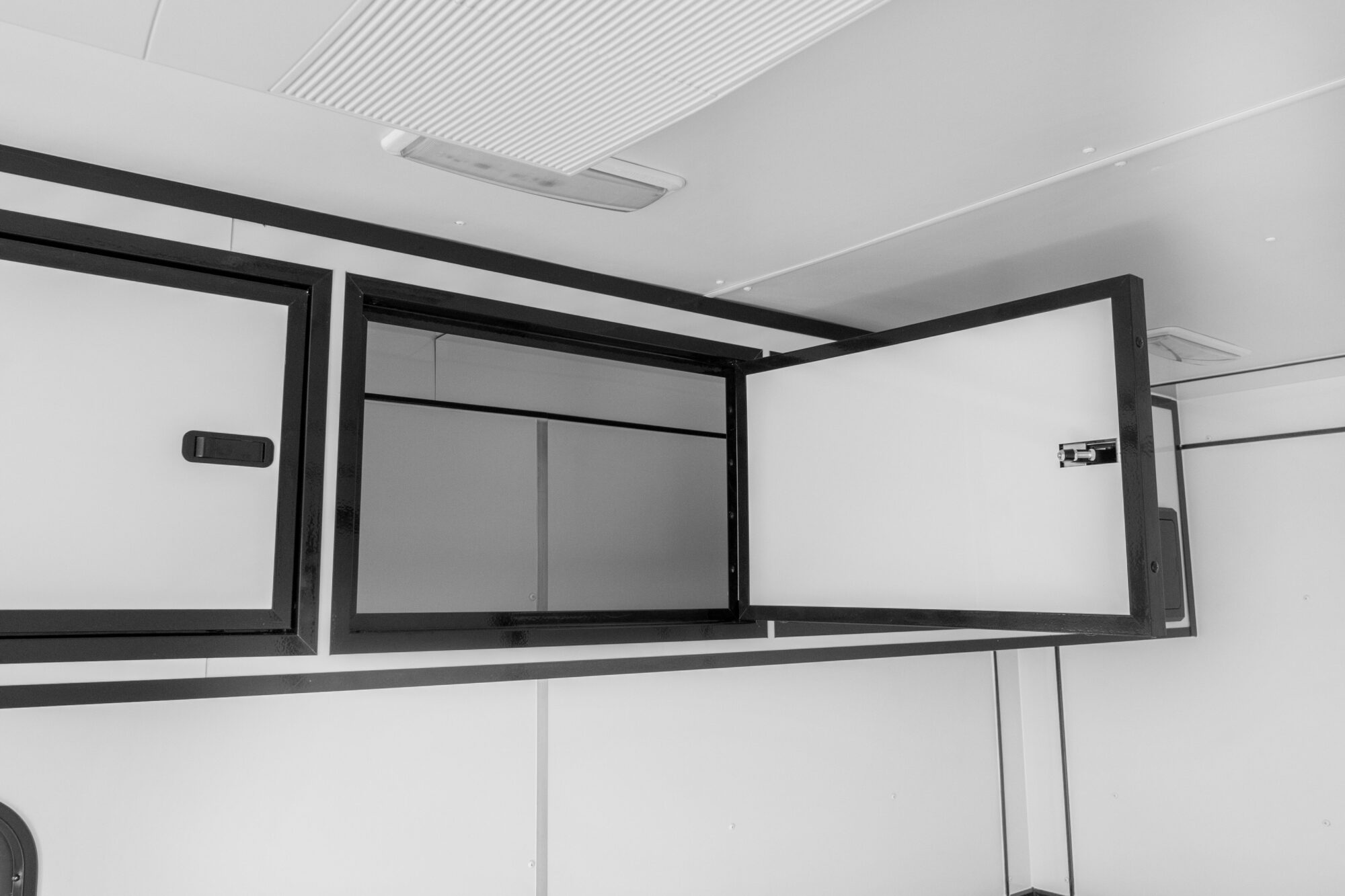 Pace American Fiber Splicing Trailer Enclosed Contractor Trailer Cabinet
