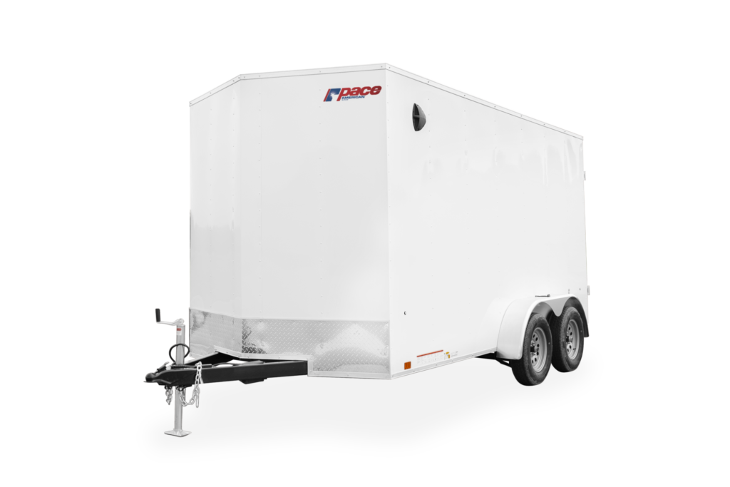 Pace American Outback DLX Enclosed Cargo Trailer Front Hero